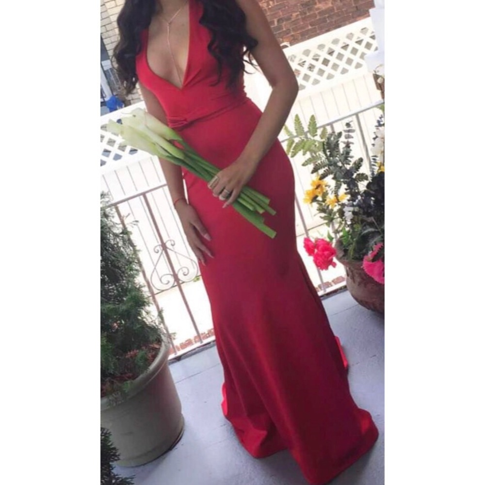 Custom Made Red elegant gown